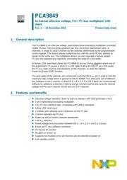 PCA9849PWJ 数据规格书 1