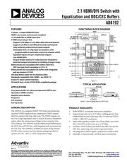 AD8192 datasheet.datasheet_page 1