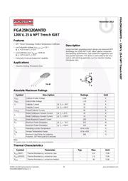 FGA25N120ANTDTU 数据规格书 1