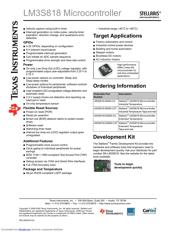 LM3S818-IQN50-C2 数据规格书 2