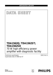 TDA1562Q/S10 数据规格书 1