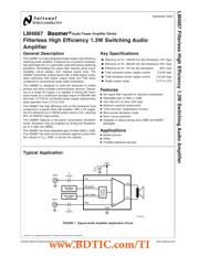 LM4667MM/NOPB 数据规格书 2