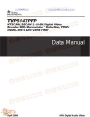 TVP5147PFP datasheet.datasheet_page 1
