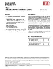IS41LV16100C-50TLI-TR datasheet.datasheet_page 1