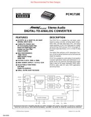 PCM1718E/2K 数据规格书 1