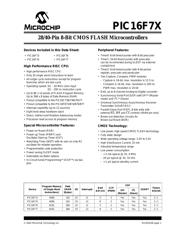 PIC16F73T-I/SOG datasheet.datasheet_page 3