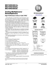 MC74HC4052ADWG 数据规格书 1