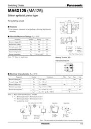 MA125 datasheet.datasheet_page 1