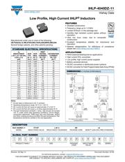 IHLP4040DZERR56M11 数据规格书 1