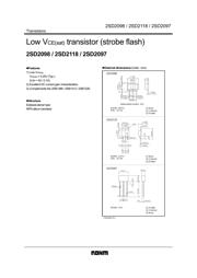 2SD2098T100R 数据规格书 1