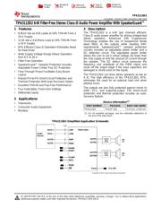 TPA3113D2 Datenblatt PDF