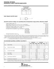 SN74HC00PWT datasheet.datasheet_page 2