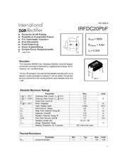 IRFDC20PBF 数据手册