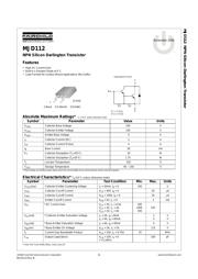 MJD112TF 数据规格书 1