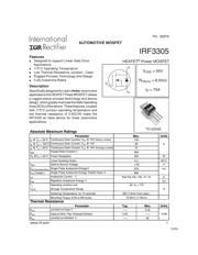 IRF3305 Datenblatt PDF