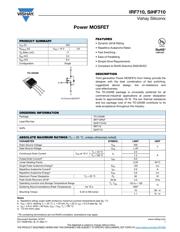 IRF710 Datenblatt PDF