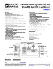 ADV8003KBCZ-8C 数据规格书 1