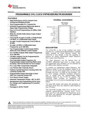 CDCE706PW datasheet.datasheet_page 1