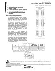 SN74CBTLV16210 数据规格书 1