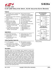 SI8261BCC-C-IS Datenblatt PDF