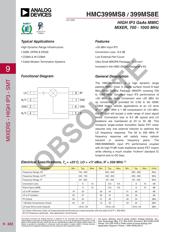 HMC399MS8E 数据规格书 1