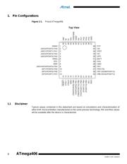 ATMEGA406-1AAU 数据规格书 2