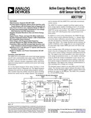 ADE7759ARSZ Datenblatt PDF