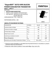 FMMT634TA 数据规格书 1