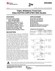 OPA3692IDRG4 datasheet.datasheet_page 1