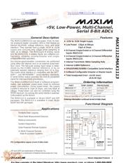 MAX1112 数据规格书 1