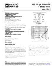 ADA4922-1ACP-EBZ datasheet.datasheet_page 1