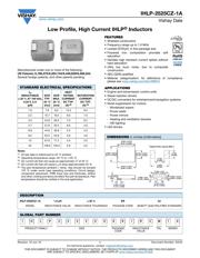 IHLP2525CZER220M1A 数据规格书 1