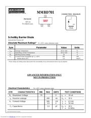 MMBD701 数据规格书 1