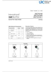 20CTQ150PBF Datenblatt PDF