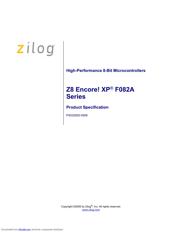 Z8F081APB020SG 数据规格书 1