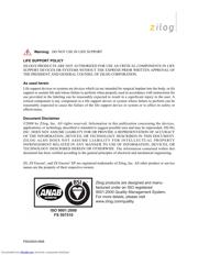 Z8F081APJ020SC datasheet.datasheet_page 2