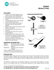 DS9092+ datasheet.datasheet_page 1