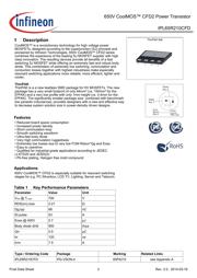 IPL65R165CFDAUMA1 datasheet.datasheet_page 2