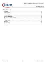 IPL65R165CFDAUMA1 datasheet.datasheet_page 3