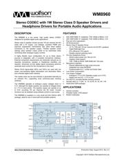 WM8960CGEFL/V datasheet.datasheet_page 1