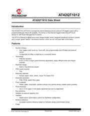 AT42QT1012-MAH Datenblatt PDF