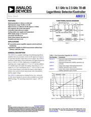 AD8313ARMZ Datenblatt PDF