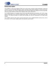 CS44600-DQZR 数据规格书 2