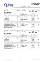 IKP10N60TXKSA1 数据规格书 3
