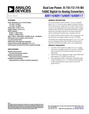 AD9116BCPZ datasheet.datasheet_page 1