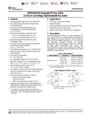 SN74CB3Q3125PW 数据规格书 1