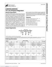 LM2940T-9.0 数据规格书 1