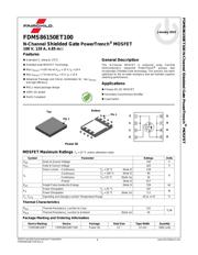 FDMS86150ET100 数据规格书 1