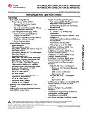 MSP430F67791AIPEUR datasheet.datasheet_page 1