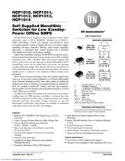 NCP1014AP100G Datenblatt PDF